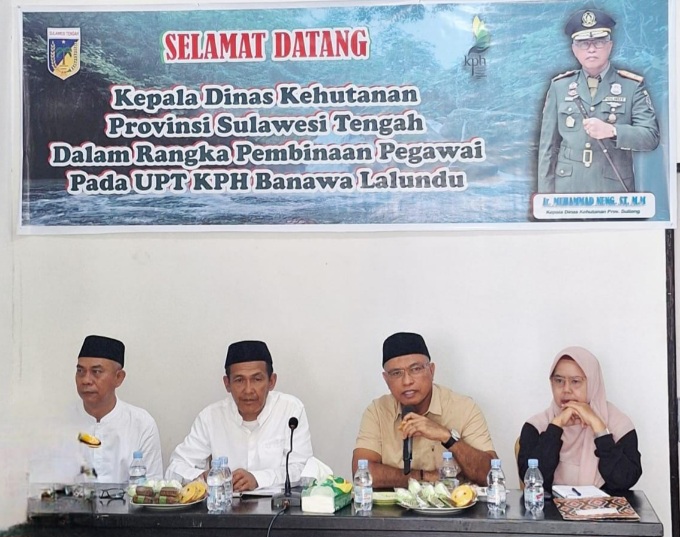 Kunjungi KPH Lalundu, Kadishut Sulteng: Ketersediaan Data Bukti Keberhasilan Kerja