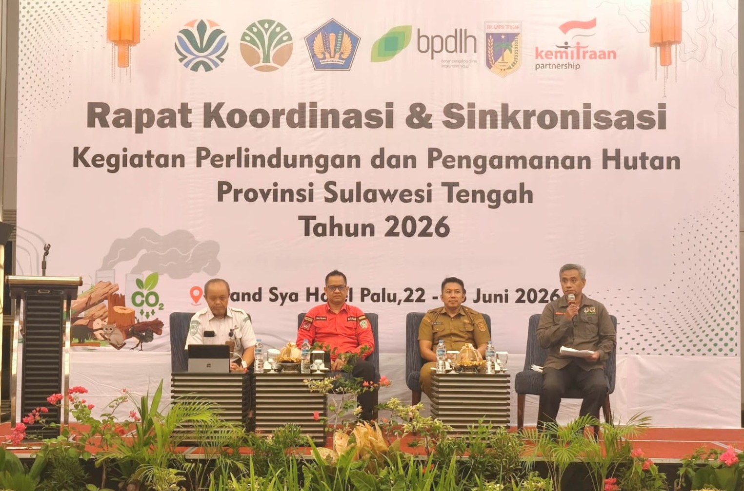 Rakor sinkronisasi keg. Perlindungan hutan