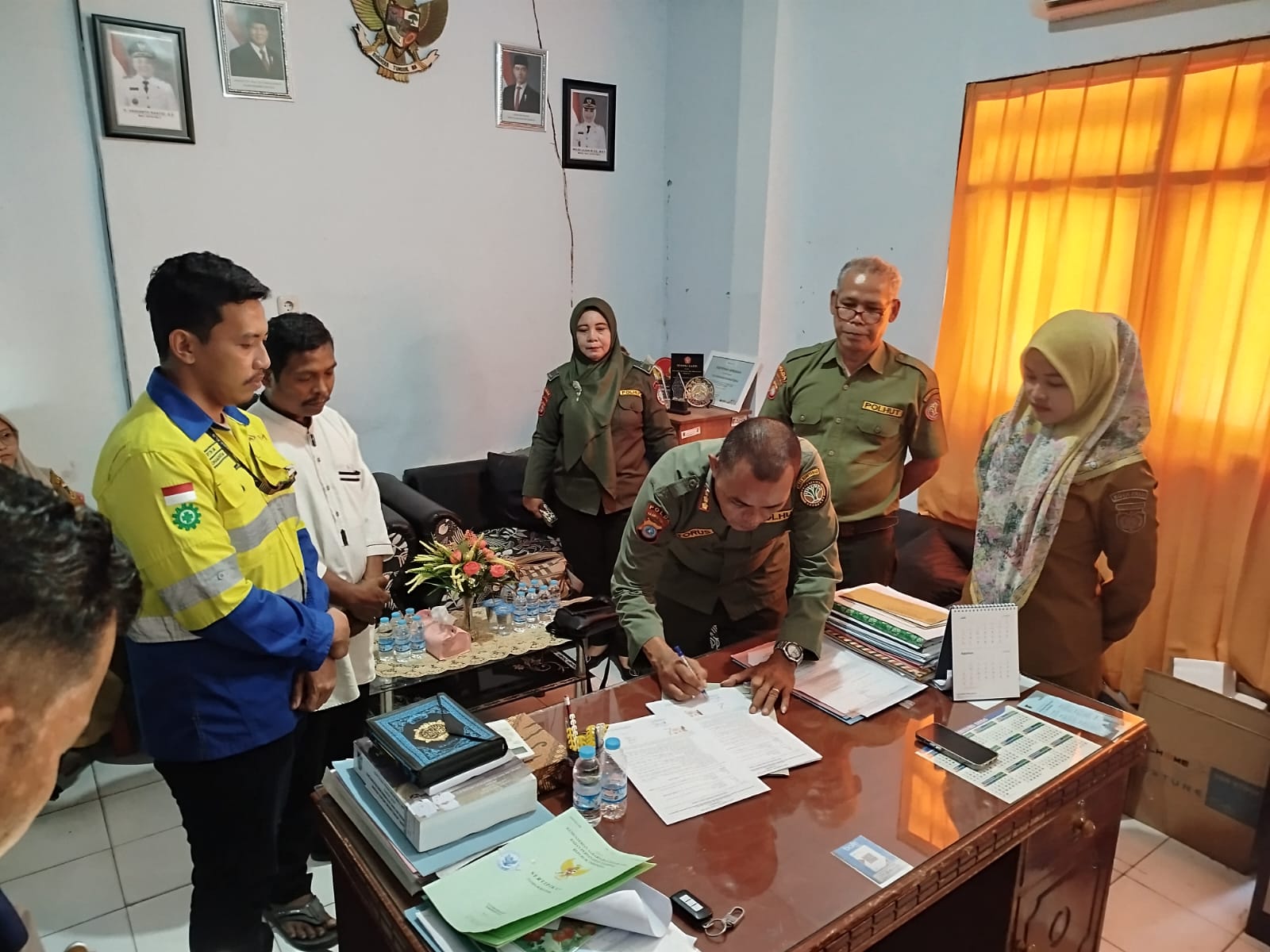 Penandatanganan Pinjam Pakai Lahan untuk Pembangunan Rumah Produksi Kemiri KTH Kanino Binaan UPTD Tahura Sulawesi Tengah