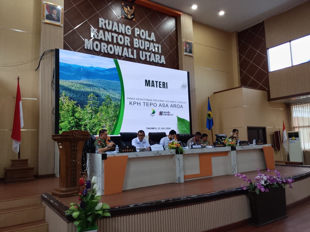 Kepala KPH Tepo Asa Aroa Hadiri Rapat Koordinasi Gugus Tugas Reforma Agraria Kabupaten Morowali Utara